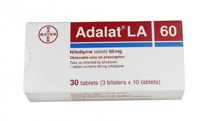 Adalat Oros Nifedipine 60 mg 30 Tabs