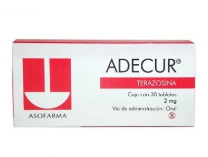 Adecur Terazocin  2 mg 30 Tabs