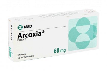 Arcoxia etoricoxib 60 mg 14 tabs