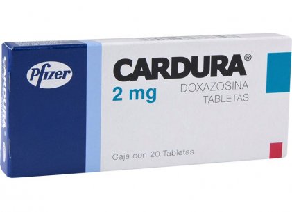 Cardura  Doxazosin mesylate  2 mg  20 tabs