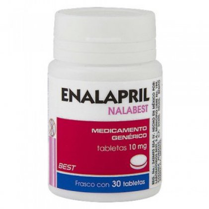 Enalapril Renitec Vasotec Nalabest Generic 10 mg 30 tabs