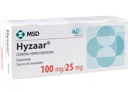 Hyzaar Losartan/ Hidrochlorothiazide 100 / 25 mg 30 Tabs