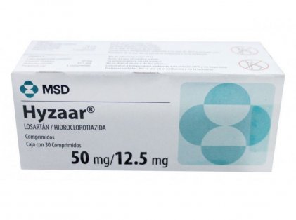 Hyzaar Losartan/Hidrochlorothiazide  50/12.5 mg 30 tabs