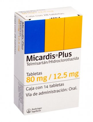 Micardis plus Telmisartan hydrochlorothiazide gen 80/12.5 mg14tb