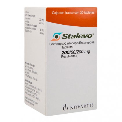 Stalevo Carbidopa Levodopa Entacapone 50/12.5 /200 mg 30 Caps