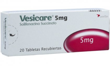 Vesicare Solifenacin 5 mg 20 Tabs